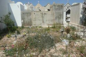 au cimetière de Lampedusa, la parcelle des 'migrants inconnus' - photo LeSoir