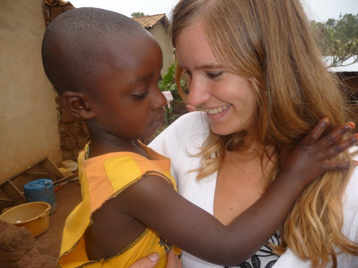 Gwenaëlle au Rwanda en 2011